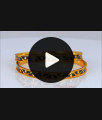 BR1621-2.8 Latest Black Enamel Gold Bangle Collections For Women 