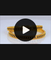 BR1624-2.4 Traditional Karugamani Gold Bangles For womens Daily Wear
