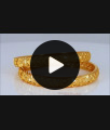 BR1629-2.6 South Indian Unique Gold Bangles Gold Plated Jewelry 