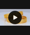 BR1630-2.8 One Gram Gold Kada Bangles For Function wear