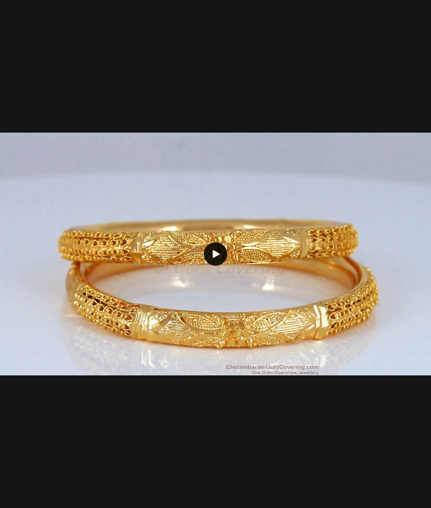 BR1632-2.4 Latest Gold Bangles For Womens Party Wear Collections