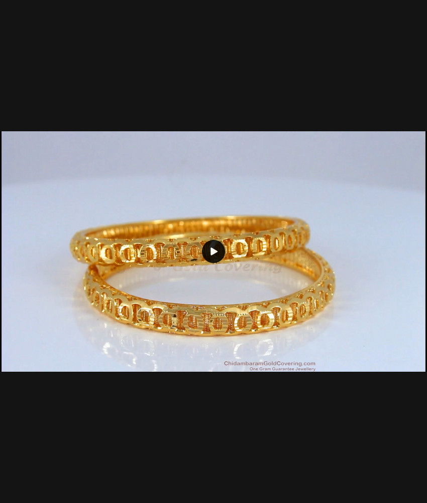 BR1643-2.8 New Collection Gold Bangles For Womens Daily Wear Collections