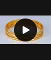 BR1665-2.8 One Gram Gold Bangles For Daily Wear Collection