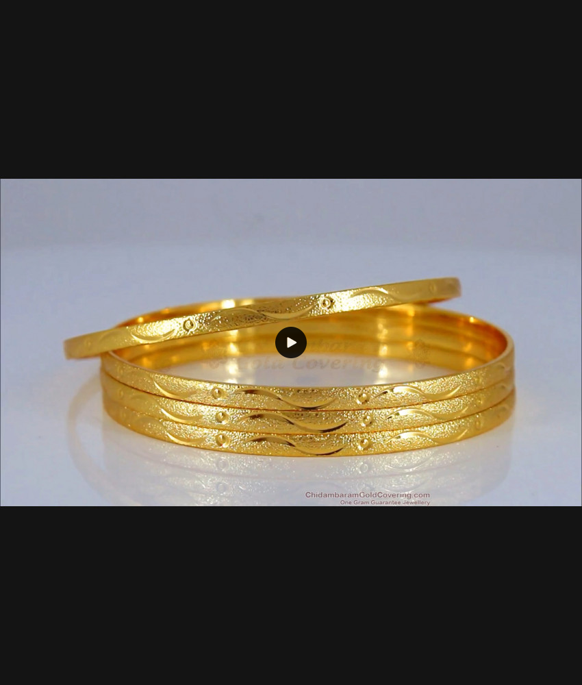 BR1666-2.6 Daily Wear One Gram Gold Bangles Collection
