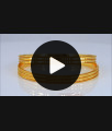 BR1673-2.8 Latest One Gram Gold Set of Two Bangles For Daily Wear