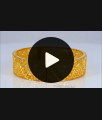 BR1694-2.4 Forming Gold Kada Bangles Collections For Wedding Jewelry