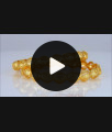 BR1695-2.4 Glowing Gold Forming Bangles For Bridal Wear