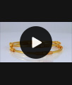 BR1716-2.4 New Threaded Design Daily Wear Gold Bangle Models