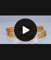 BR1730-2.4 Latest Design Real Impon Gold Bangles Womens Daily Wear