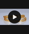 BR1730-2.6 Latest Design Real Impon Gold Bangles Womens Daily Wear