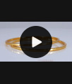 BR1734-2.8 Simple Design Original Impon Gold Bangles Daily Wear