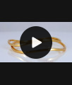 BR1738-2.8 New S Wave Designs Original Impon Gold Bangles