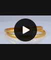 BR1739-2.4 Latest Original Impon Gold Bangle Designs Daily Wear