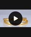 BR1744-2.8 Traditional Five Metal Impon Gold Bangle Designs