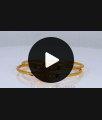 BR1769-2.4 Ball Design Gold Bangle Womens Fashion Wear