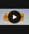 BR1777-2.8 X Pattern Guarantee Gold Bangle Collections Kerala Design