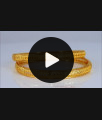 BR1784-2.8 Designer Real Gold Tone Bangle Women Collections