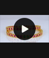 BR1789-2.6 Premium Kemp Stone Gold Bangle Fashion Collections