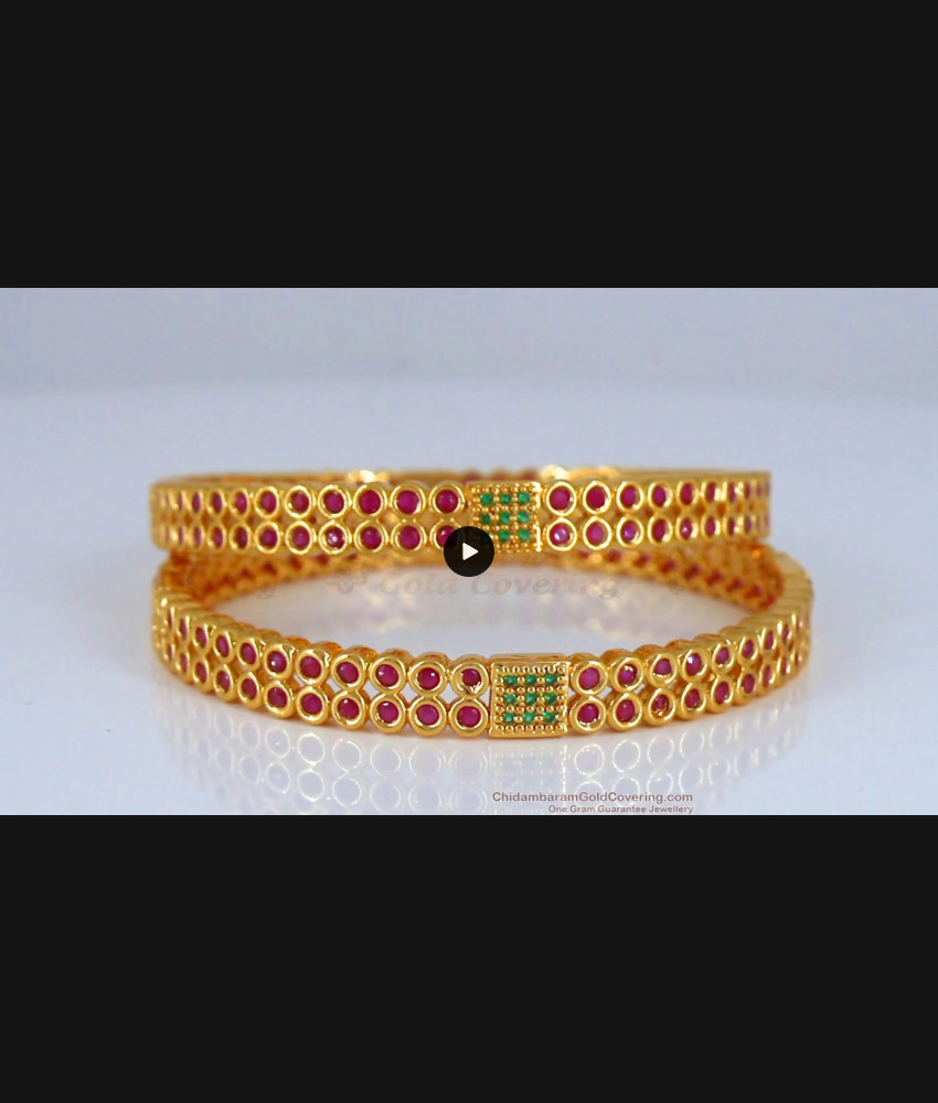 BR1797-2.8 Unique MultiColor Stone Bangle Collections Shop Online