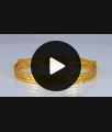 BR1814-2.8 Thin Gold Bangles Set Of Four Daily Wear Collections