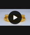 BR1830-2.10 Two Gram Gold Plated Traditional Designer Bangles