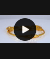 BR1833-2.4 Classy One Gram Gold Plain Bangles Daily Wear