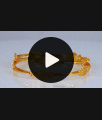 BR1834-2.4 Unique Thin Flower Kasumani Gold Bangle Daily Wear