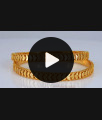 BR1835-2.10 New One Gram Gold Full Heart Bangle Shop Online