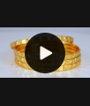 BR1840-2.10 Set Of Four Traditional Gold Bangles Daily Wear