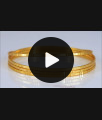 BR1847-2.8 Size Set Of Four One Gram Gold Daily Use Plain Bangles