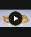 BR1849-2.4 Size Latest Net Pattern One Gram Gold Bangle Shop Online