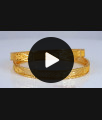 BR1855-2.8 Size One Gram Gold Kerala Bangles Latest Collections