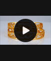 BR1869-2.4 Size Trendy Flower Diamond Stone Gold Bangles Shop Online