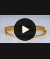 BR1871-2.8 Size Latest Model Kambi Valayal Light Weight Gold Bangles