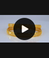BR1893-2.8 Size New Net Pattern Gold Plated Bangles Shop Online