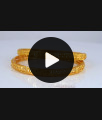 BR1904-2.6 Size Classic Gold Plated Designer Bangle Daily Wear Shop Online