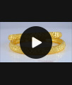 BR1907-2.8 Size Elegant 2 Gram Gold Bangle Forming Collections