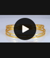BR1922-2.4 Size Diamond Bangle Collections One Gram Gold Jewelry