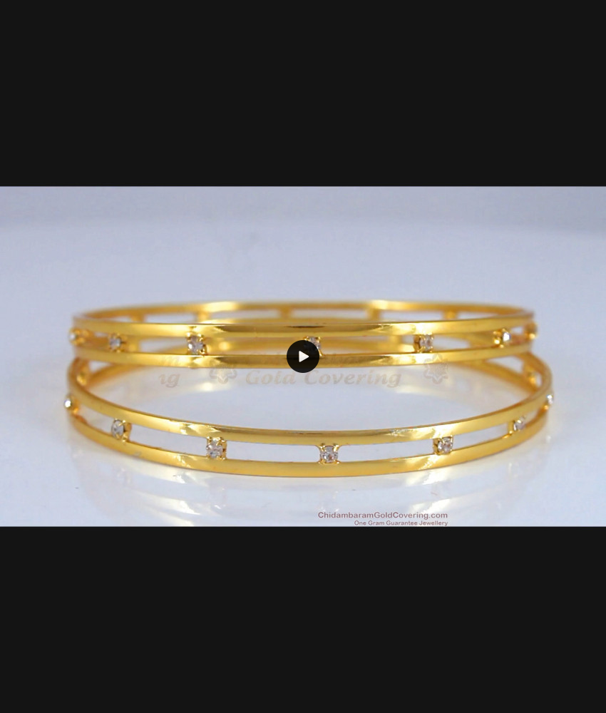 BR1922-2.6 Size Diamond Bangle Collections One Gram Gold Jewelry BR1922-2.6 Size Diamond Bangle Collections One Gram Gold Jewelry