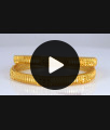 BR1929-2.8 Size 2 Gram Gold Bangles Bridal Wear Forming Collections