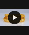 BR1934-2.4 Size 24K Gold Plated Bangles Designer Collections