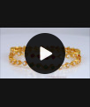 BR1944-2.8 Multi Stone Gold Plated Bangles Sleeky Design