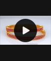 BR1971-2.6 Double Line Full Ruby Bangles Set Party Wear Shop Online