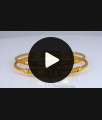 BR1994-2.10 Size One Gram Gold Bangle Ball Design Daily Wear