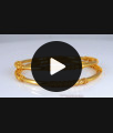 BR1997-2.4 Size New Arrivals Real Gold Bangle Design Net Pattern For Women