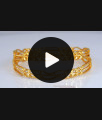 BR2001-2.4 Size One Gram Gold Neli Bangles Daily Use Guarantee Jewelry