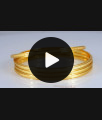 BR2005-2.8 Size Set Of Four Gold Plated Bangle Daily Wear Shop Online