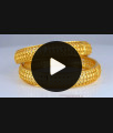 BR2007-2.8 Size Beautiful Bridal Two Gram Gold Bangle Shop Online