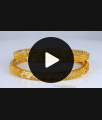 BR2014-2.6 Size Set Of Two 1 Gram Gold Bangle Shop Online