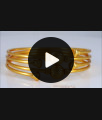 BR2023-2.4 Latest One Gram Gold Bangles Balls Design 3 Layer